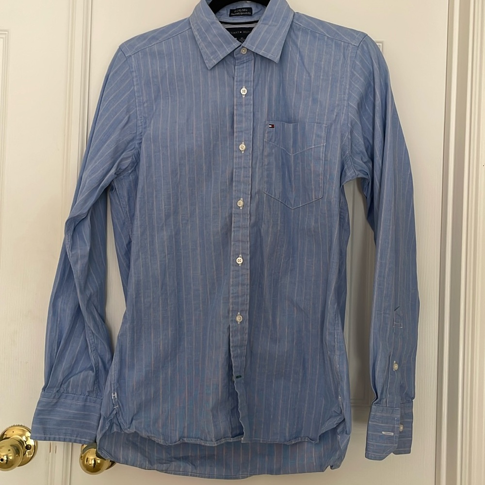 Boy’s/young man’s Tommy Hilfiger cotton long sleeve shirt